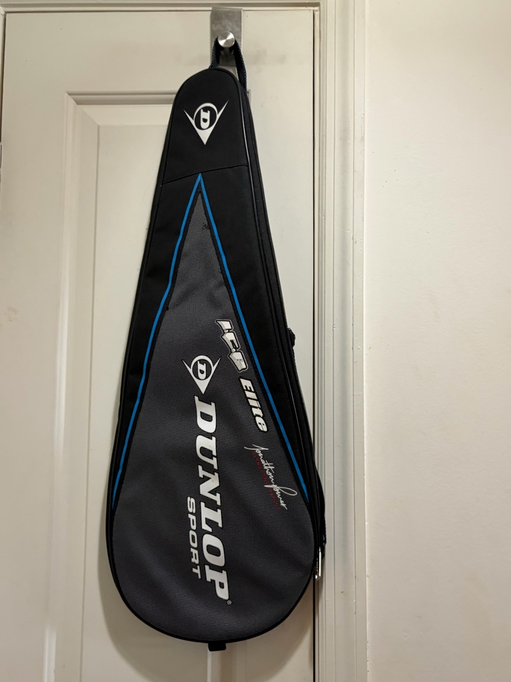 NWOT Dunlop X Jonathan Power Ice Elite Black & Gray Tennis Racket Bag